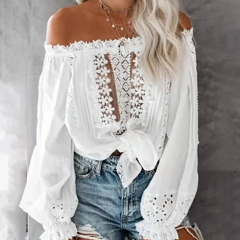 Julia Fashion - Women Elegant Fashion Shirt Spring Fashion Female Tops