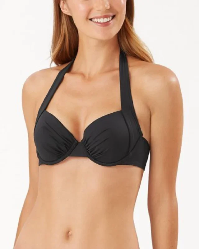 2024 Tommy Bahama Pearl Underwire Halter Bikini Top (More colors available) - TSW31001T