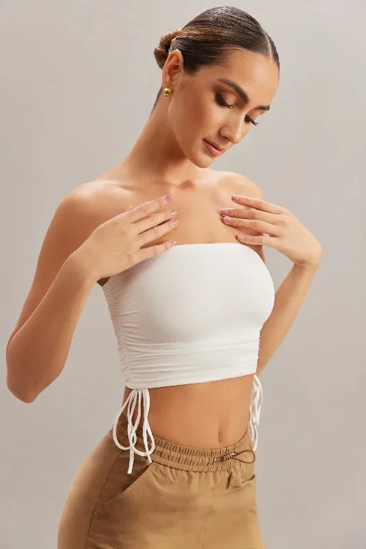 alisa-ruched-bandeau-top-ivory