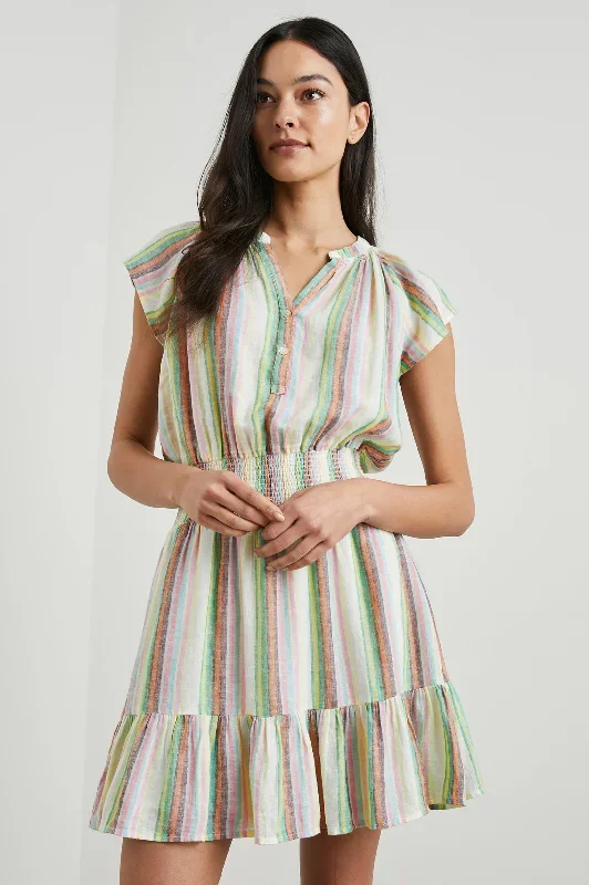 AUGUSTINE DRESS - PALAIS STRIPE