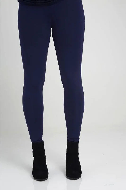 Bamboo Long Leggings - Navy