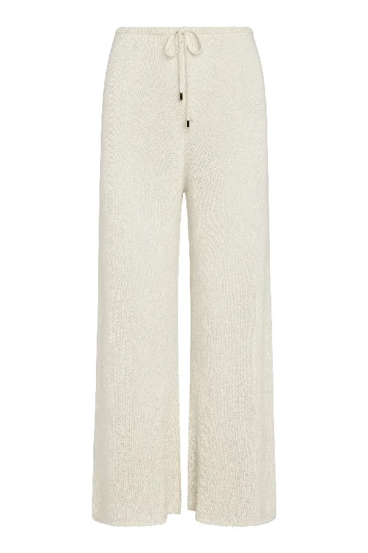 Belize Pant Open Knit - Ivory