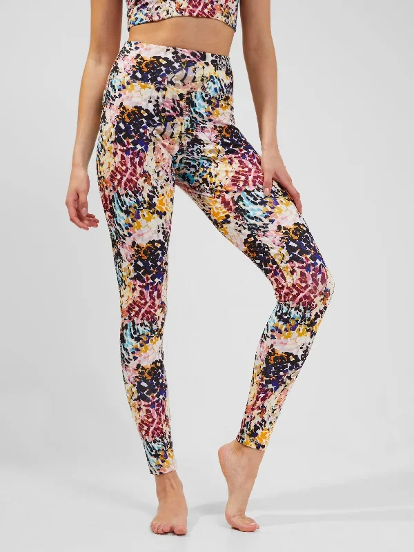 Bright Abstract Print Leggings