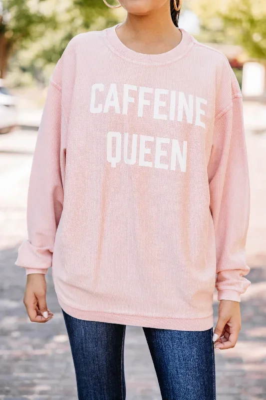 caffeine-queen-blush-pink-corded-graphic-sweatshirt