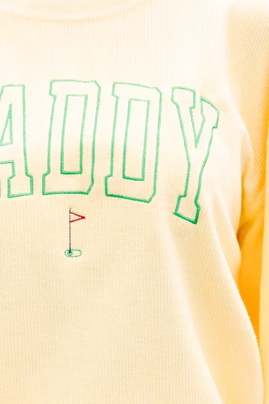 call-me-caddy-yellow-embroidered-graphic-corded-sweatshirt