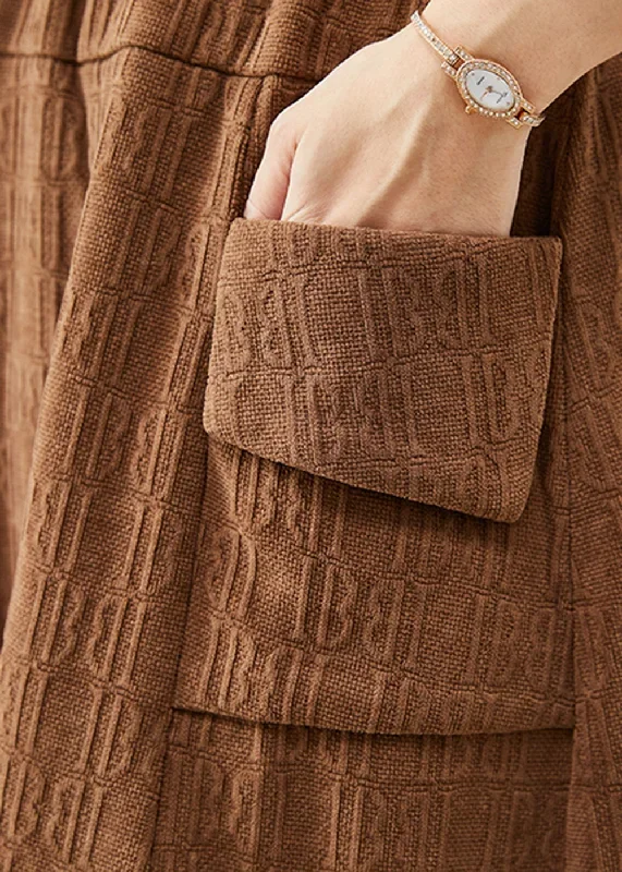 casual-coffee-jacquard-patchwork-corduroy-skirt-fall