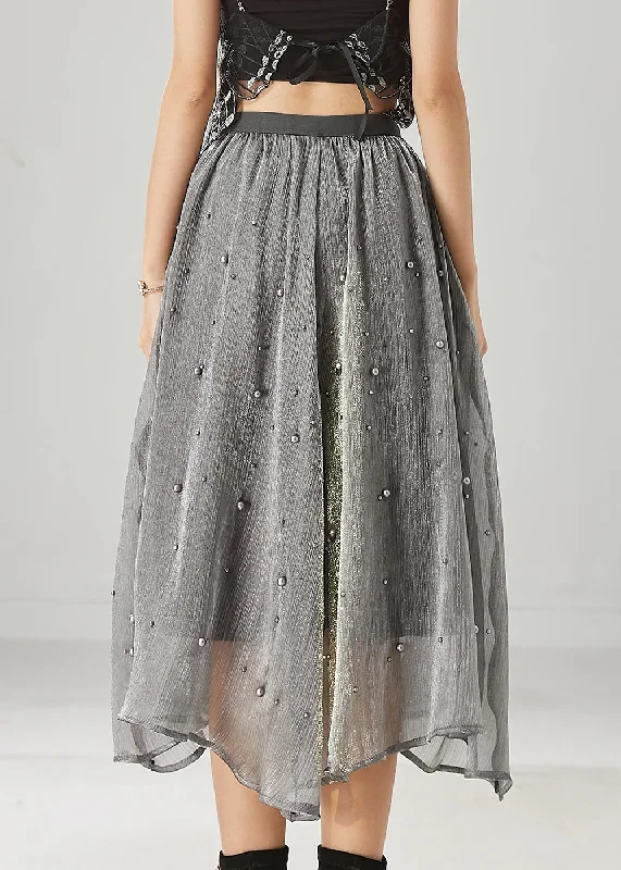 classy-grey-nail-bead-tulle-a-line-skirt-spring