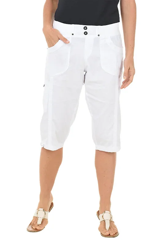 Valerie Pull-On Grommet Capri Pant