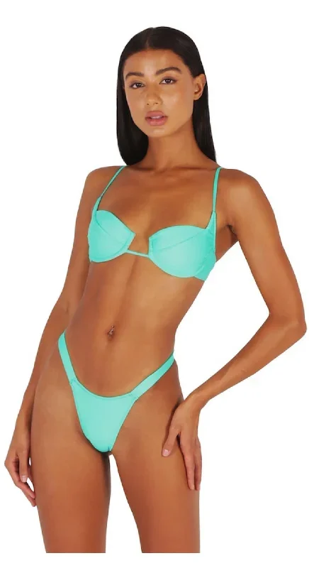 DARYN UNDERWIRE BIKINI TOP - MINT GREEN