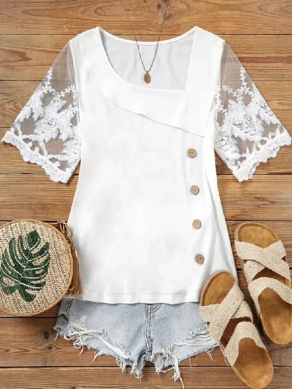 elegant-lace-asymmetrical-neck-tee