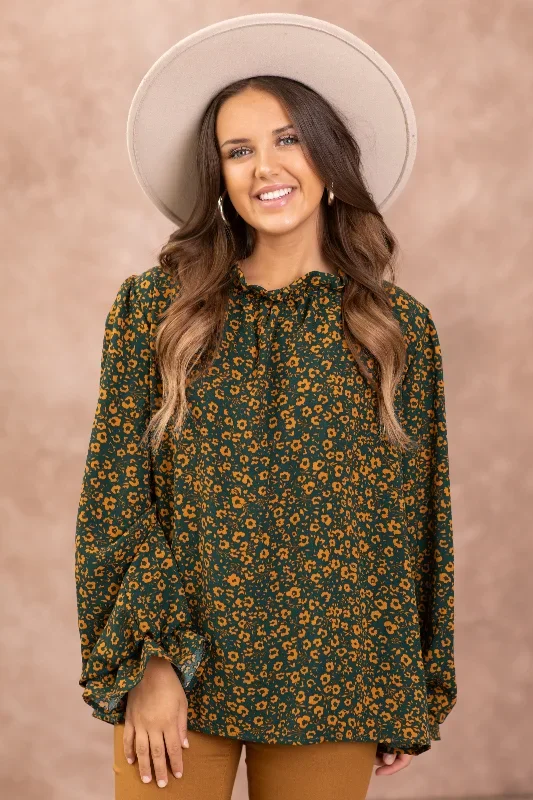 emerald-green-and-copper-floral-print-top