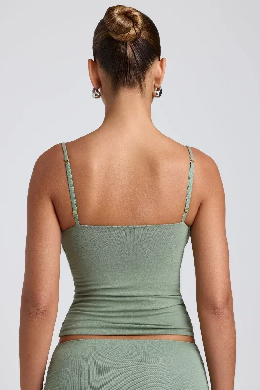 esme-ruched-tank-top-sage-green