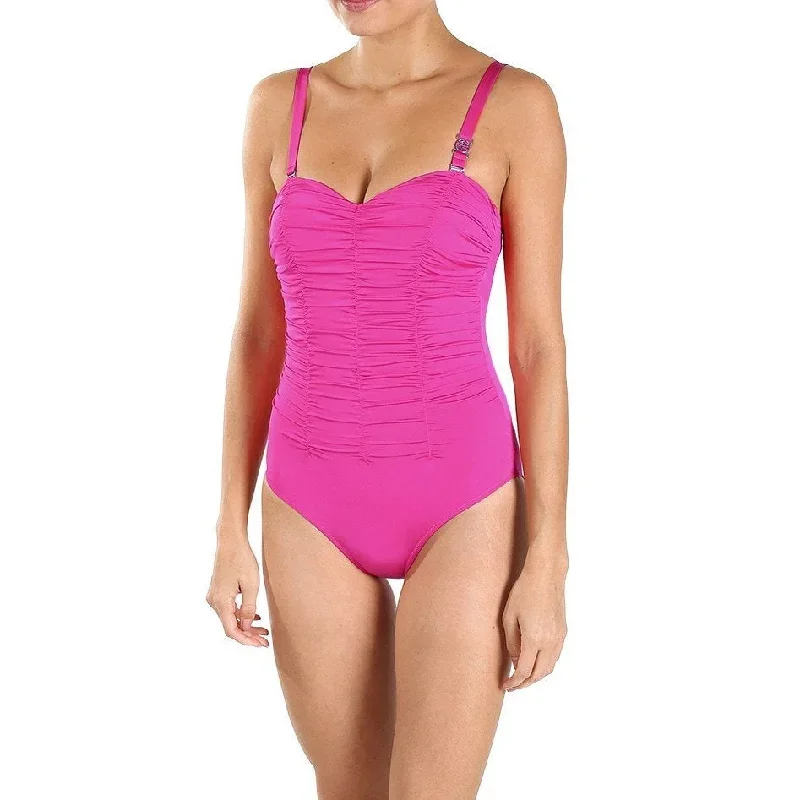 Feraud Spa Padded Strapless Ruched Swimsuit