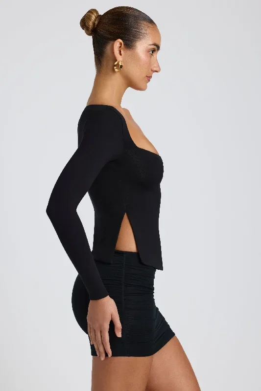 fiora-long-sleeve-top-black