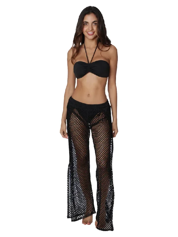 fishnet-smocked-waist-slit-side-pants