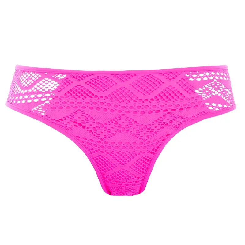 Sundance Hot Pink Hipster Bikini Brief - Freya Swim