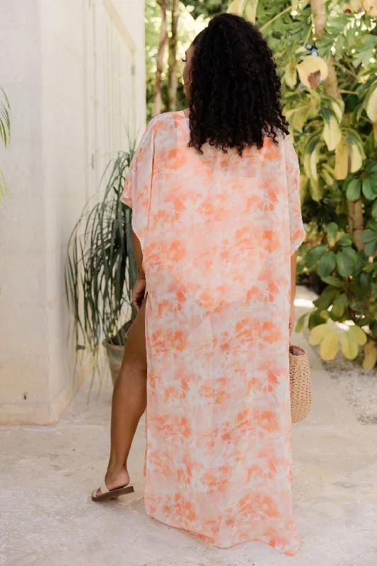 full-of-fun-pink-orange-watercolor-printed-kimono