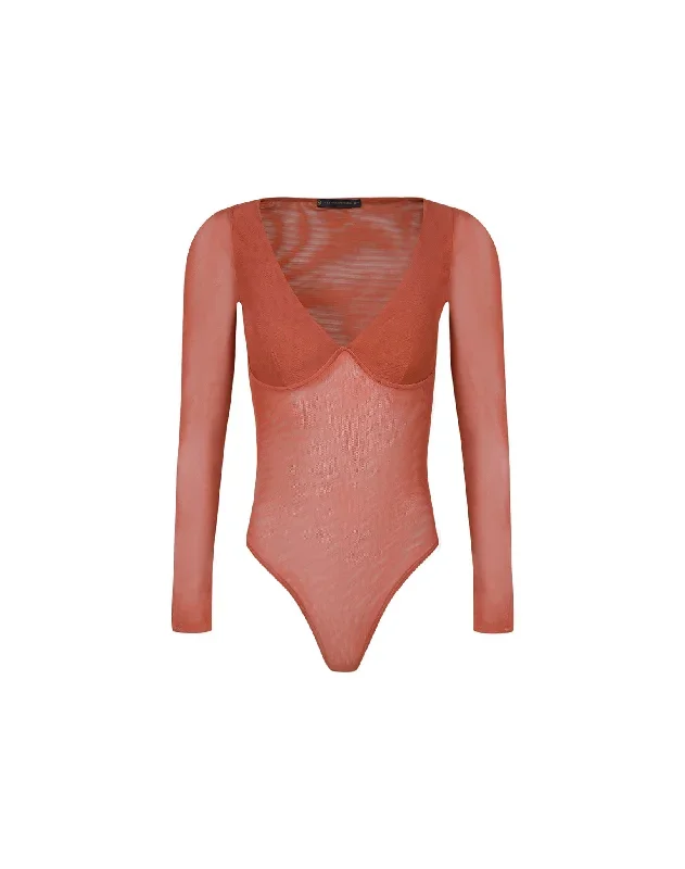 Hay Bodysuit - Brick