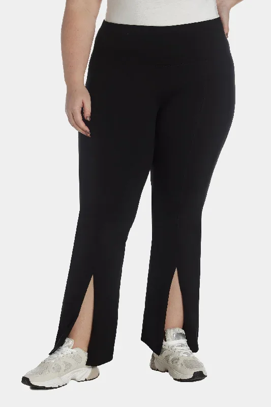 High Rise Long Vented Front Legging