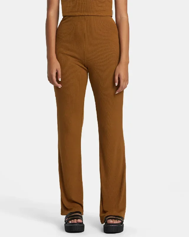 Honey Stretch Straight Leg Pants - Sienna