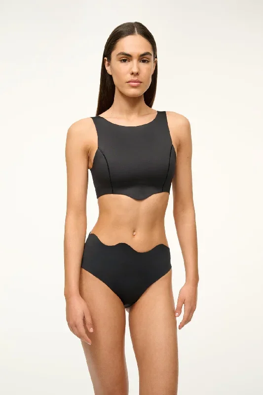 HURON BIKINI TOP | BLACK