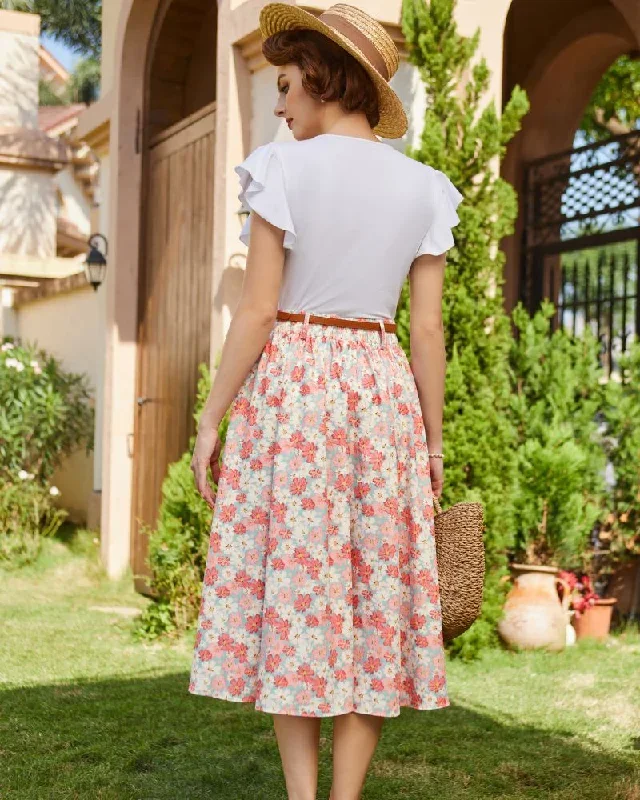 irregular-hem-skirt-with-belt-elastic-waist-mid-calf-a-line-skirt