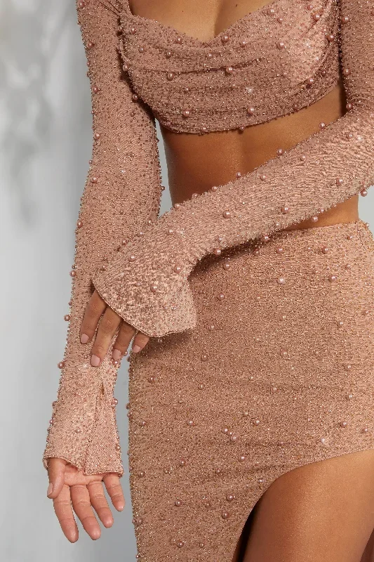 la-desirade-embellished-cowl-neck-crop-top-in-beige