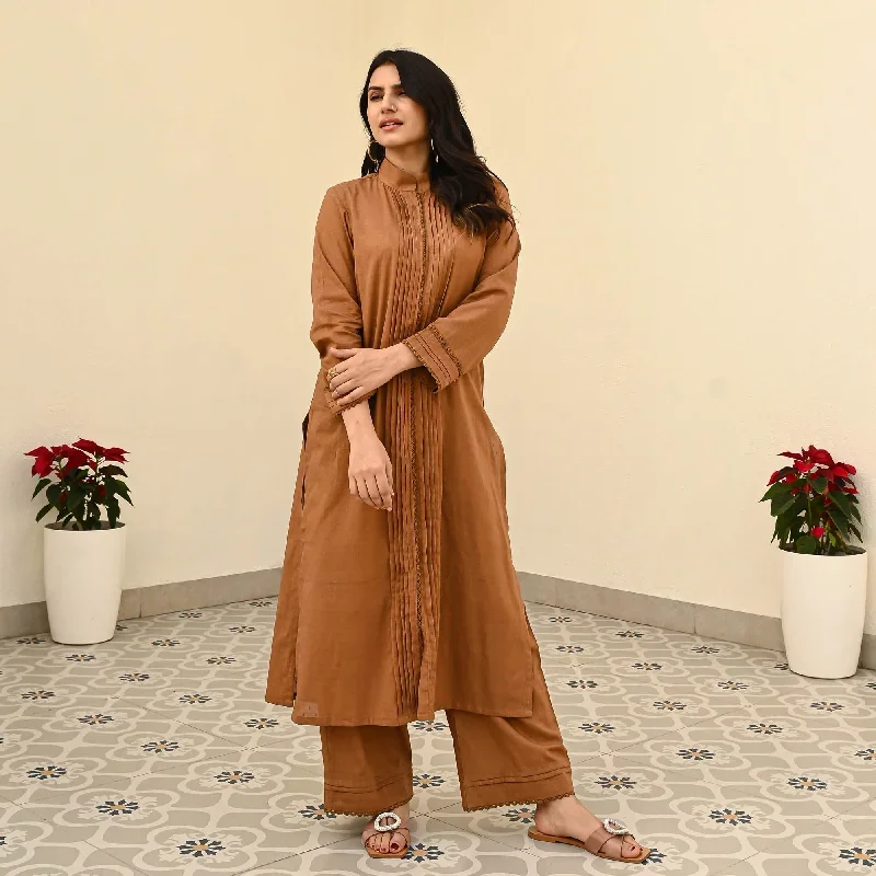 latte-cotton-dobby-designer-co-ord-set-for-women-online