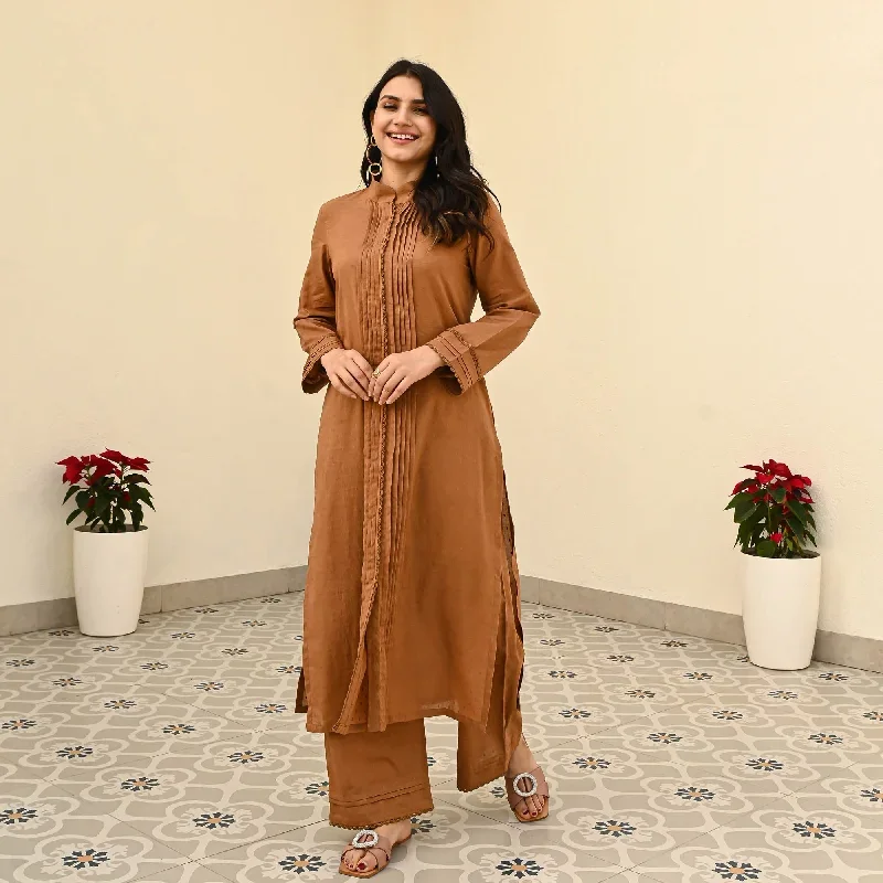 latte-cotton-dobby-designer-co-ord-set-for-women-online