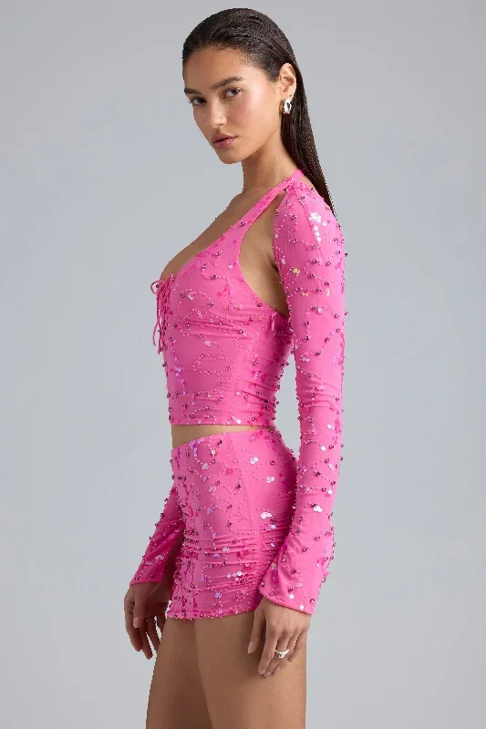 liana-embellished-halterneck-top-bubblegum-pink