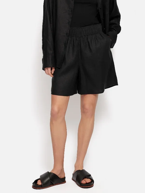 Linen Short | Black