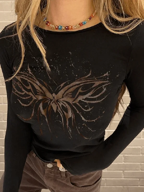 long-sleeve-butterfly-crop-top