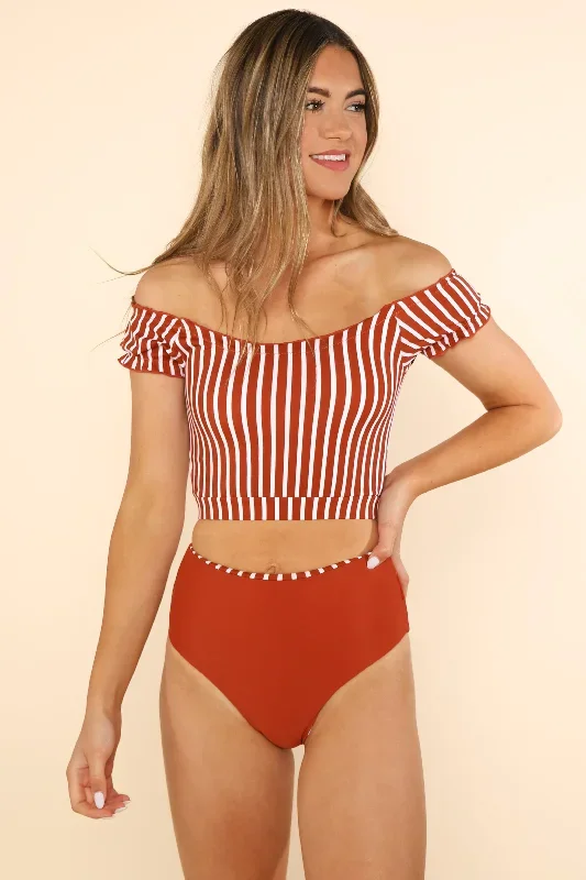 Mo'orea Top | Sienna Stripes