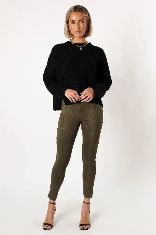 morgan-suede-look-legging-olive