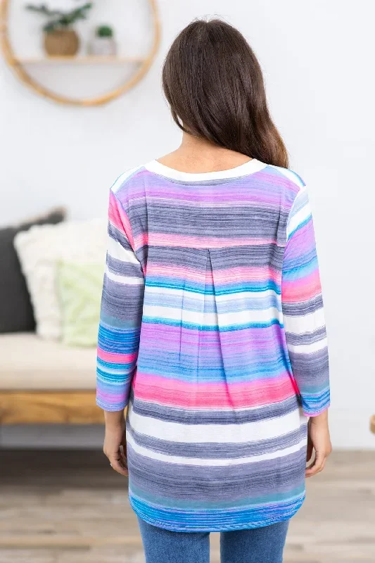 orchid-and-blue-multicolor-stripe-top