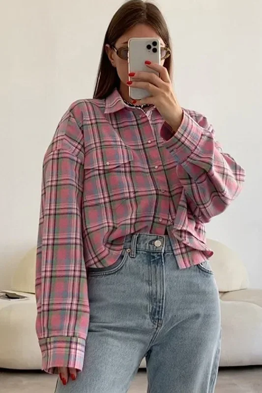 pink-cotton-plaid-blouse