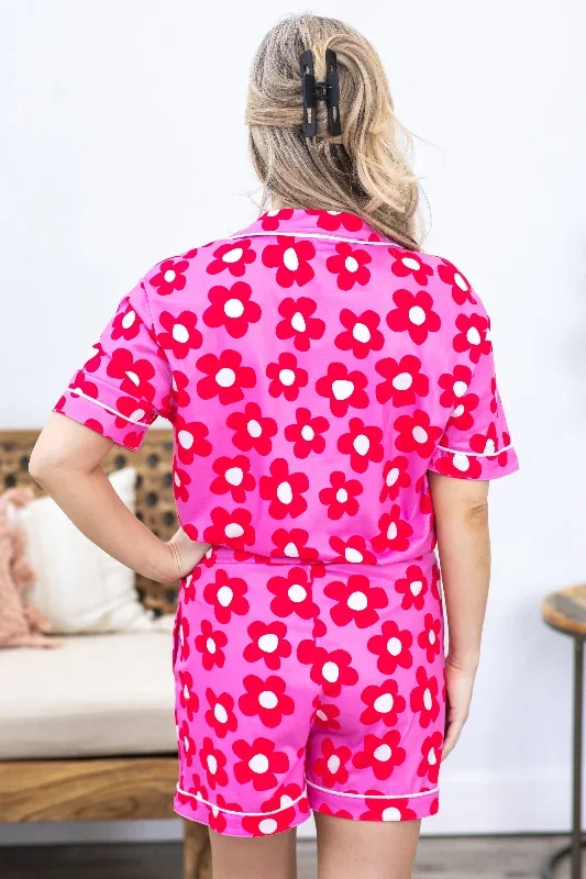 pink-flower-print-shirt-and-shorts-pj-set