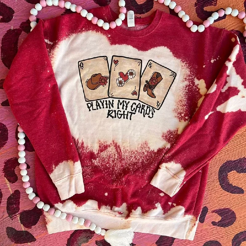 Playin' My Cards Right Sweatshirt or Tee