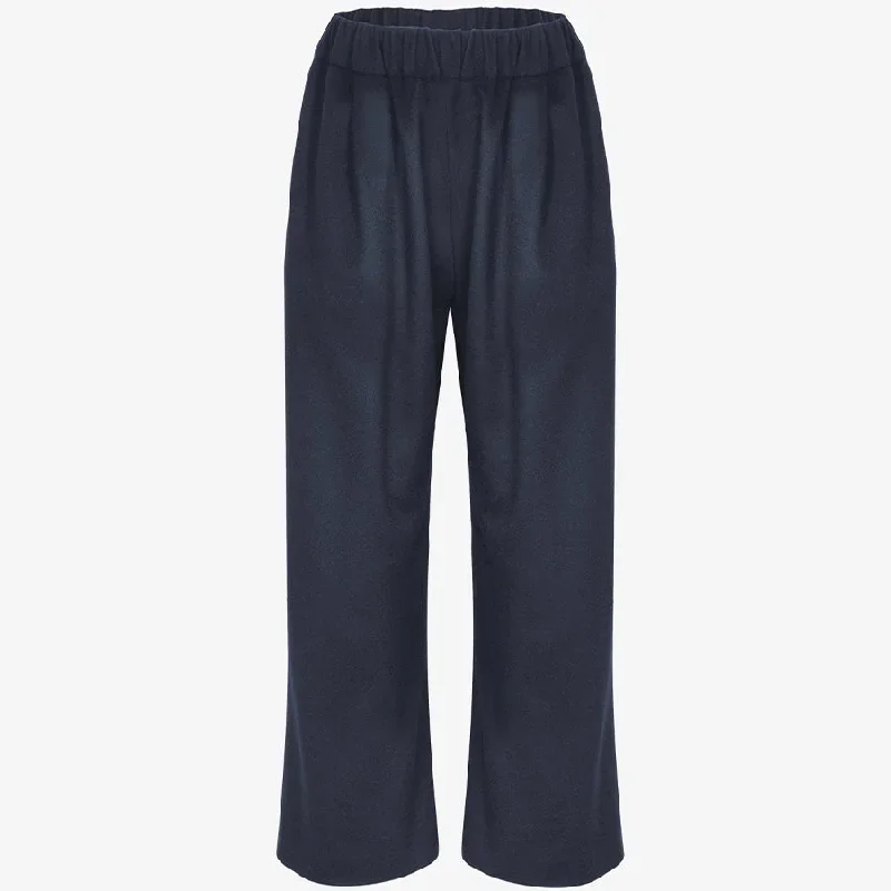 CASHMERE PANTS ""POC"" IN DARK BLUE