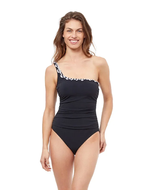 Profile By Gottex Enya One Shoulder One Piece Swimsuit