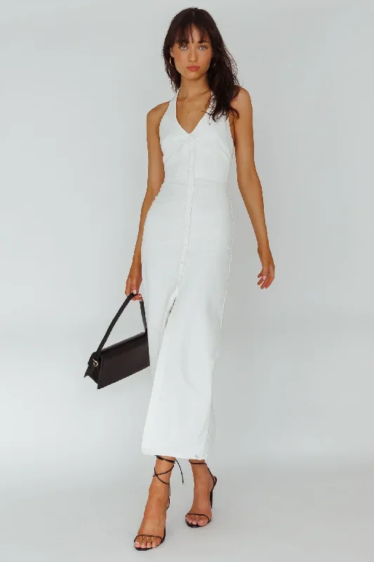 renita-halterneck-button-maxi-dress-white