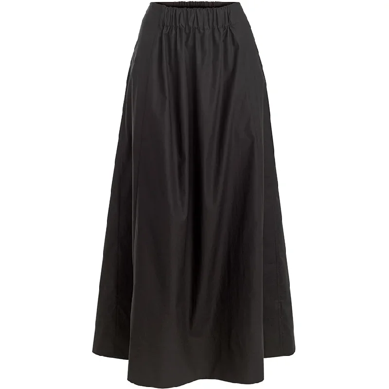 A-LINE SKIRT "MONK" IN BLACK