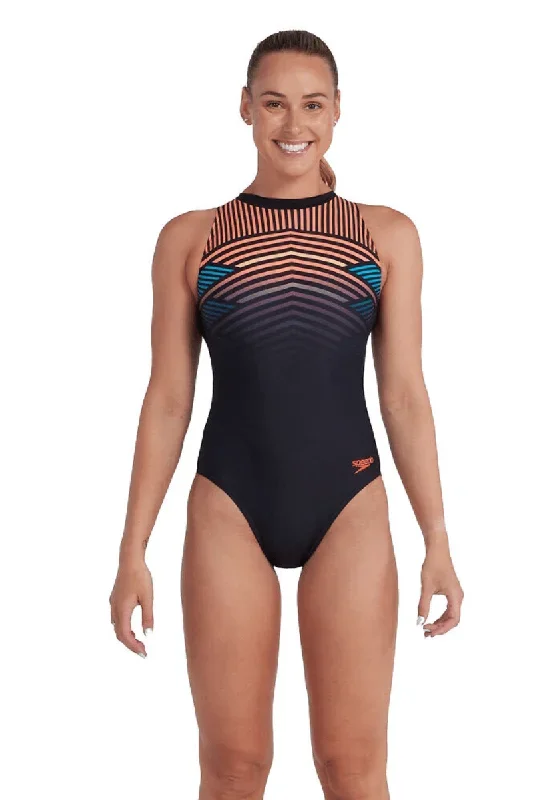 Speedo Women's Digital Placement Hydrasuit One Piece