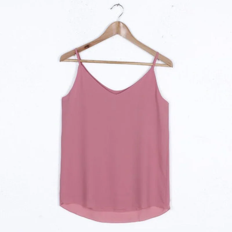 summer-chiffon-camis-top-blouse-women-sleeveless-solid-sexy-casual-basic-tank