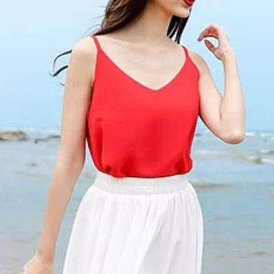 summer-chiffon-camis-top-blouse-women-sleeveless-solid-sexy-casual-basic-tank