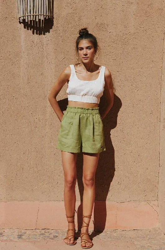 summer-shorts-olive-linen