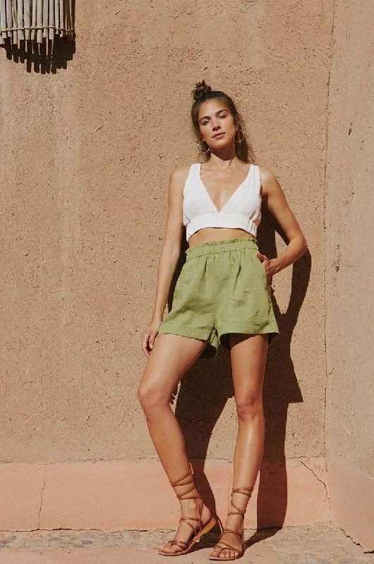 summer-shorts-olive-linen