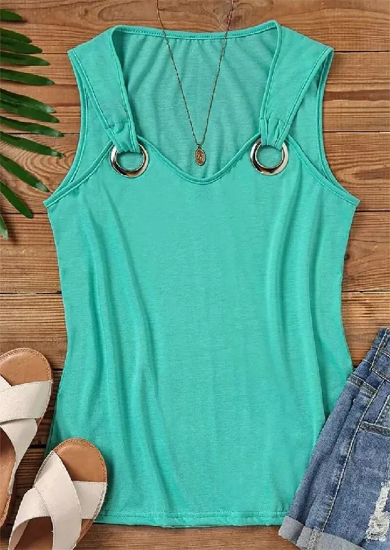 sweet-v-neck-hollow-out-sleeveless-tank-top