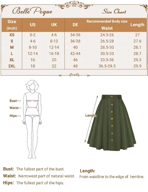 swing-skirt-with-belt-elastic-high-waist-buttons-decorated-skirt-5