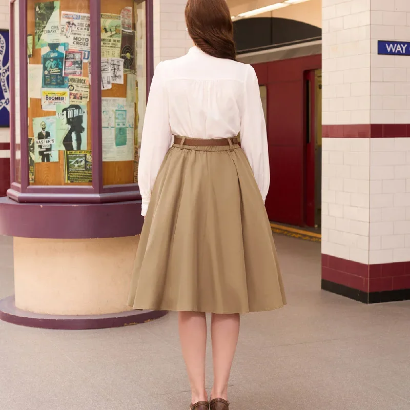 swing-skirt-with-belt-elastic-high-waist-buttons-decorated-skirt-5